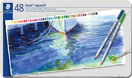 Crayons Couleur Aquarelles KARAT STAEDTLER - Boîte de 48 Couleurs