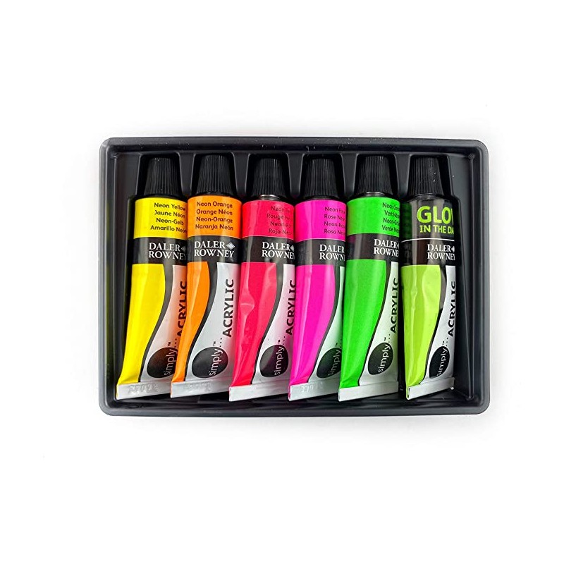 Acrylic paint DALER ROWNEY Neon & Gow