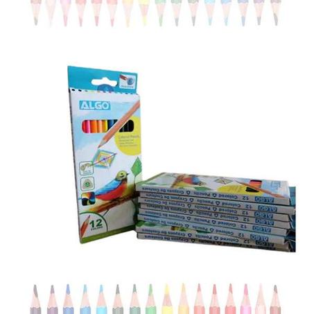 Crayon Couleur TRIANGULAIRE ALGO - 12 Couleurs