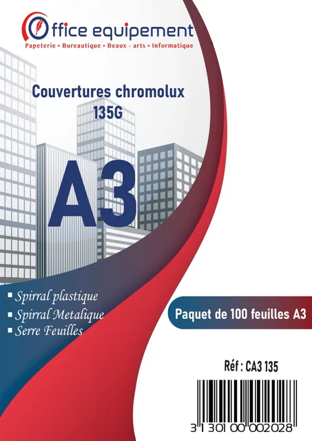 Papier couche A3 135G