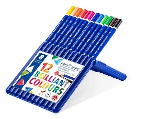 Crayons Couleur Aquarelles STAEDTLER - Boîte de 12