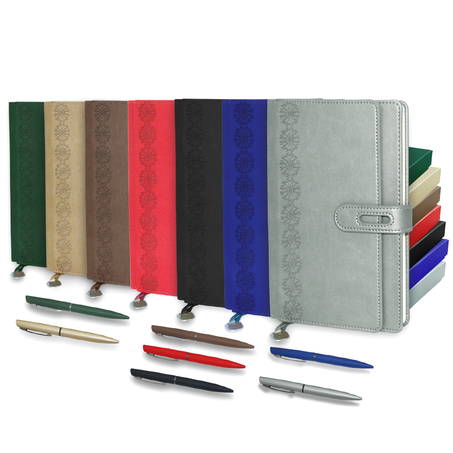 Coffret Notebook A5 Design Arabesque avec Stylo