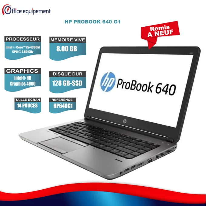 Unité Centrale HP Pro 640 G1 I5 - Pour Pièces Détachées / Ne Fonctionne Pas