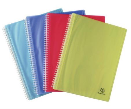 Porte Tarif  A4 REVERSIBLE PP RIGIDE 60V  EXACOMPTA