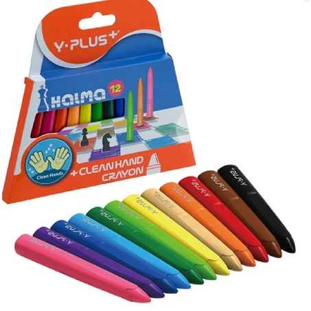 Crayon de Cire Y PLUS HALMA - 12 Couleurs