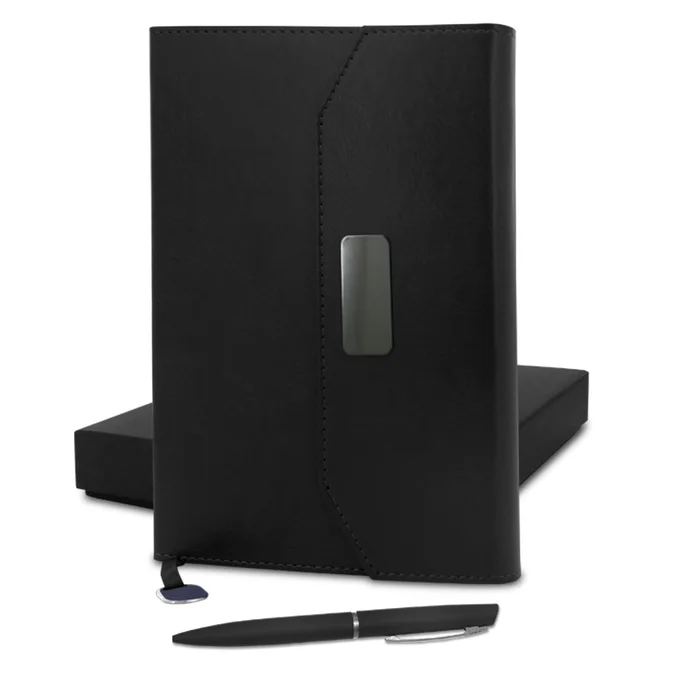 Coffret Notebook A5 en Simili Cuir avec Stylo