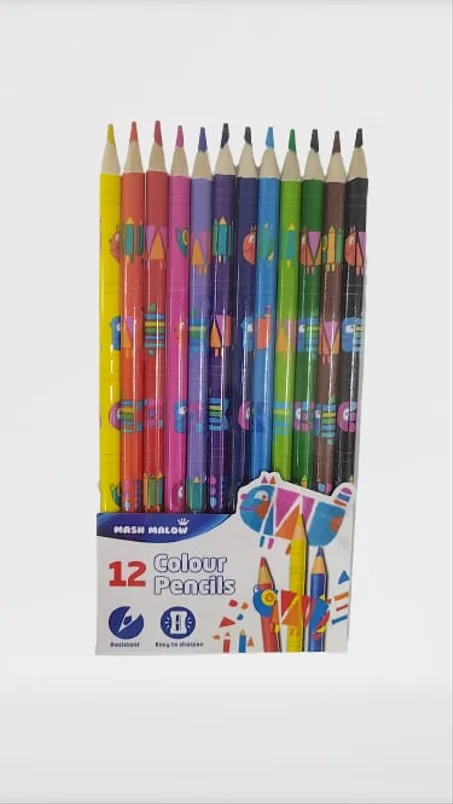 Crayon Couleur MASH MALOW - 12 Couleurs