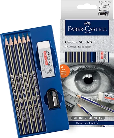 Set Crayon Graphite Goldfaber pour Croquis FABER CASTELL