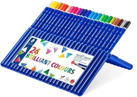 Crayons Couleur Aquarelles STAEDTLER - Boîte de 24