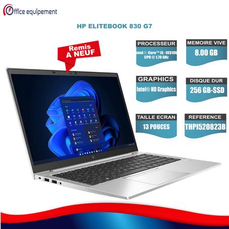 HP ELITEBOOK 830 G7 i5 -10e Génération 8G RAM 256 Go SSD