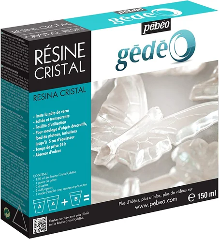 Kit Résine Cristal 150 ml GEDEO PEBEO
