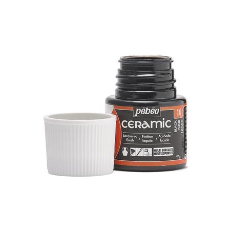Peinture Ceramic 45ml PEBEO - Noir