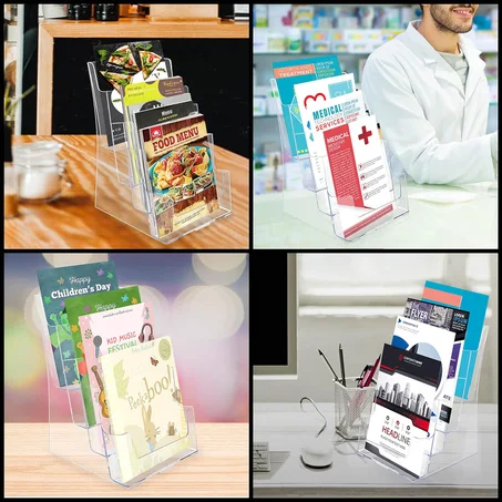 Porte Brochure A4 4 étages