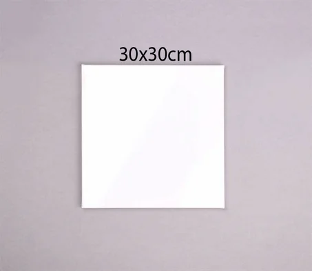 Toile Blanche 30x30cm