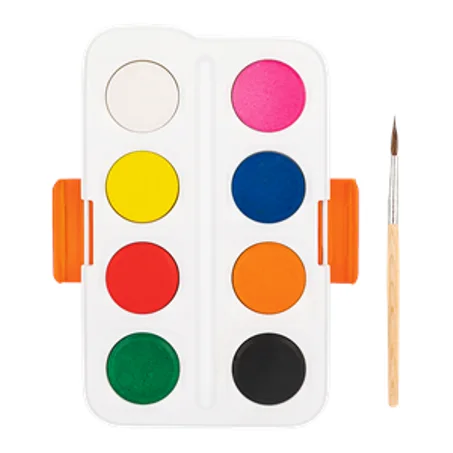 Peinture Aquarelle DELI - 8 Couleurs