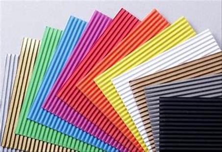 Papier Mousse Ondulé A4 couleur FABO