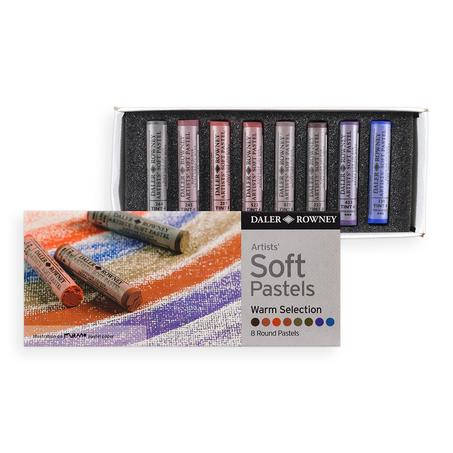 Soft Pastels DALER ROWNEY - Boîte de 8 Couleurs