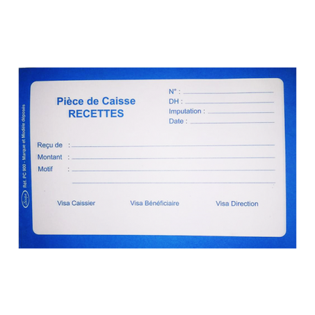 Pièce de Caisse - Recettes