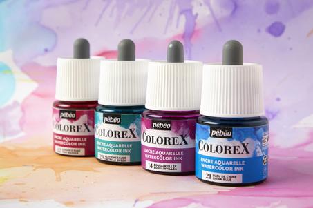 Encre Aquarelle 45ml Brillant Colorex PEBEO