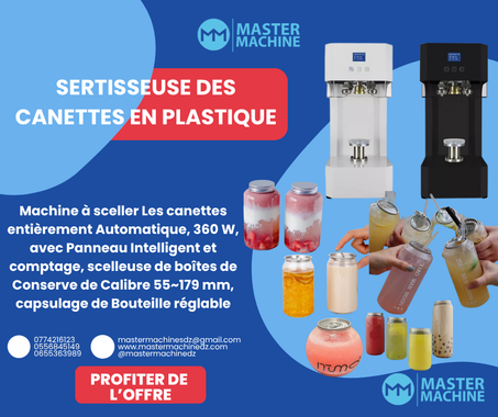 SERTISSEUSE DES CANETTES