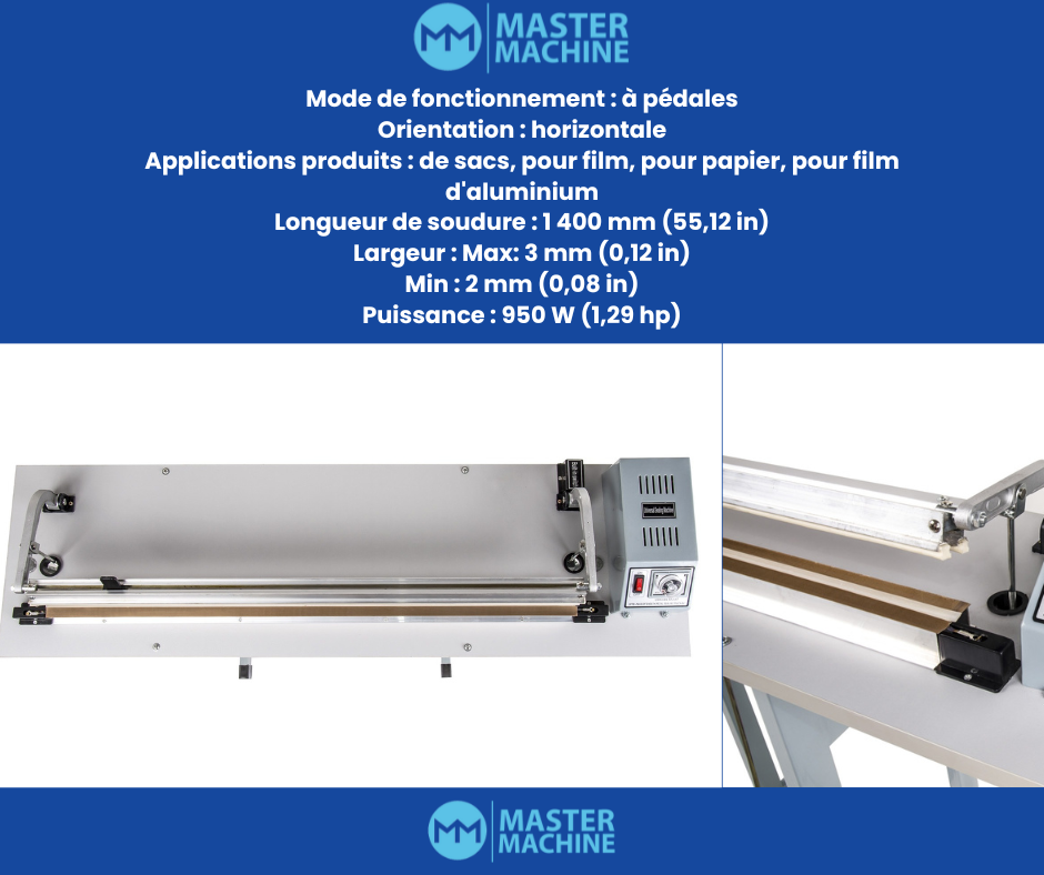 SF-1000 SOUDEUSE A PEDAL AVEC TABLE