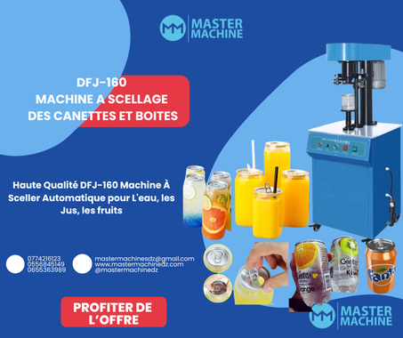 DFJ-160 MACHINE A SCELLAGE DES CANETTES ET BOITES
