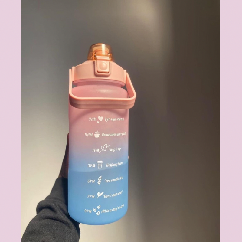 Aesthetic Motivation Water Bottle 2 L