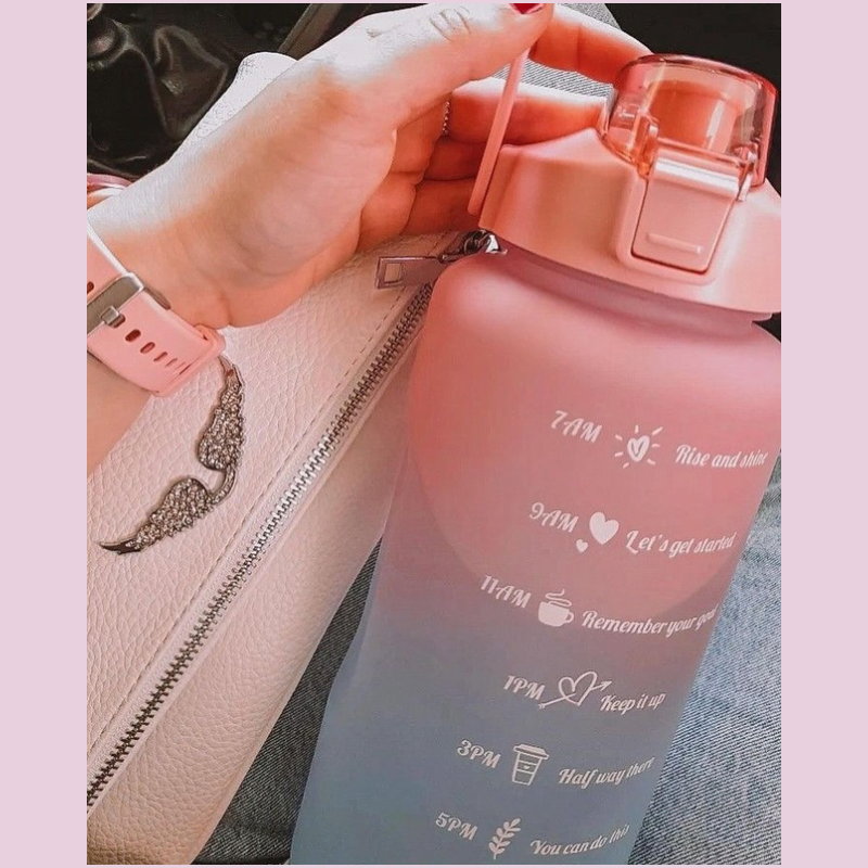 Aesthetic Motivation Water Bottle 2 L