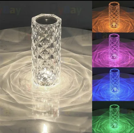 مصباح طاولة كريستال