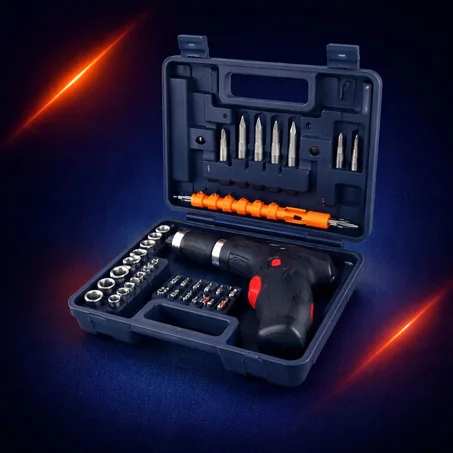 شنطة مفك كهربائي احترافية 48 قطعة