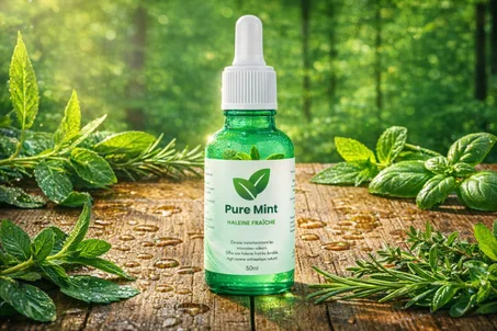 Pure Mint اطيب رائحة في الفم من 3 قطرات فقط