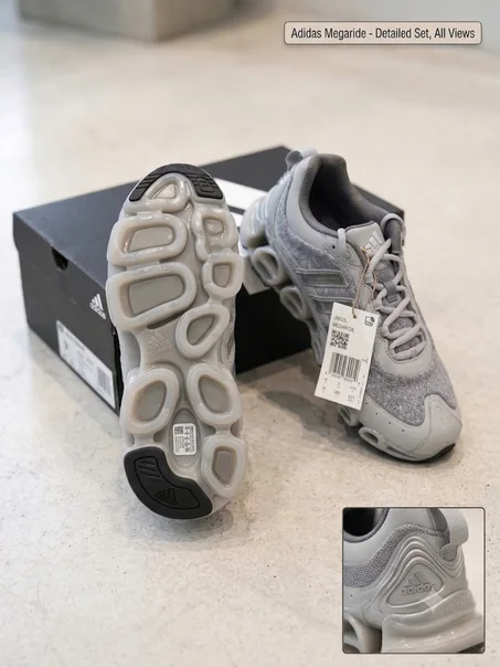 Brand New Adidas Megaride Grey Mesh / Silver