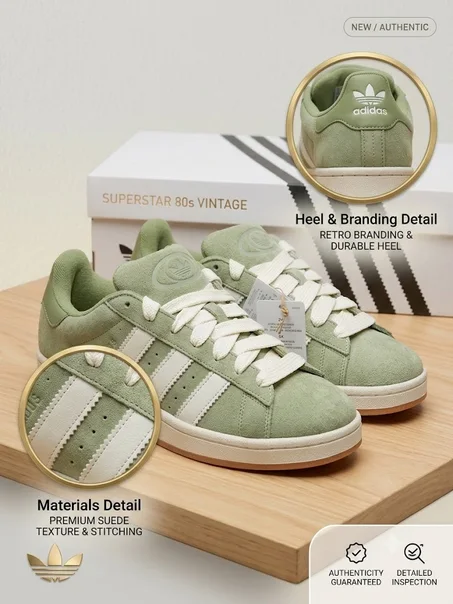 Adidas Campus 00s "Sage Green" (Vert Sauge)