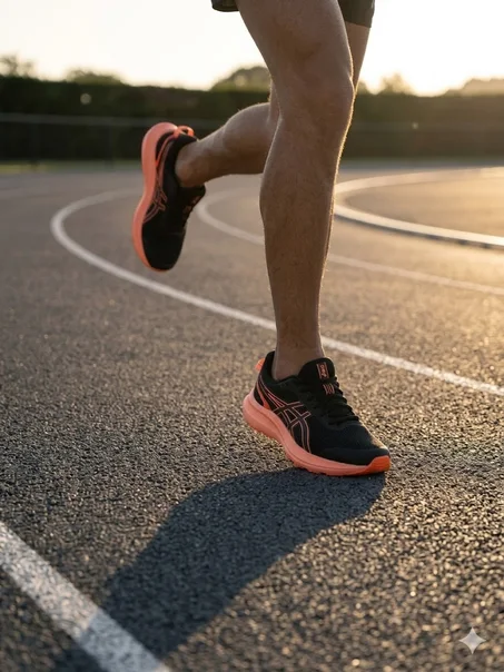 حذاء ASICS Jolt 4 الأصلي – مزيج الأناقة والراحة الرياضية (أسود/مرجاني)