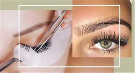 False Eyelashes / Eyeliner رموش صناعية / محدد العيون