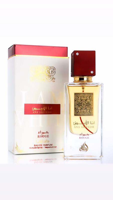 عطر أنا الأبيض حمراء من شركة لطافة الإماراتية 🇦🇪😍
