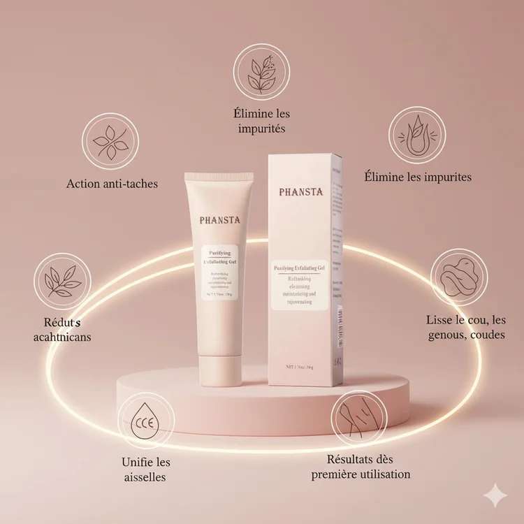 ✨🧴 Gel Exfoliant Purifiant🍃💧