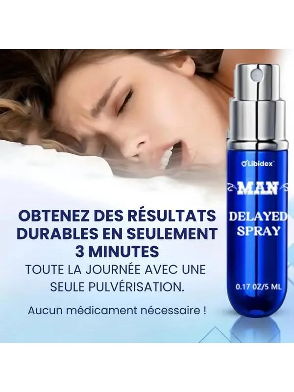 Tu finis trop vite au lit ? Découvre la solution avec le Spray Man’s !