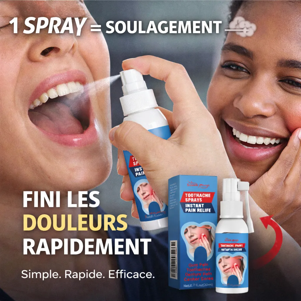 Spray apaisant pour les dents et les gencives
