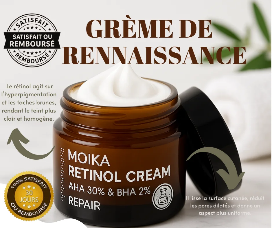 MOIKA Retinol Cream 💧 | La crème qui répare 🔧 et rajeunit 👶🏾 visiblement ta peau ✨