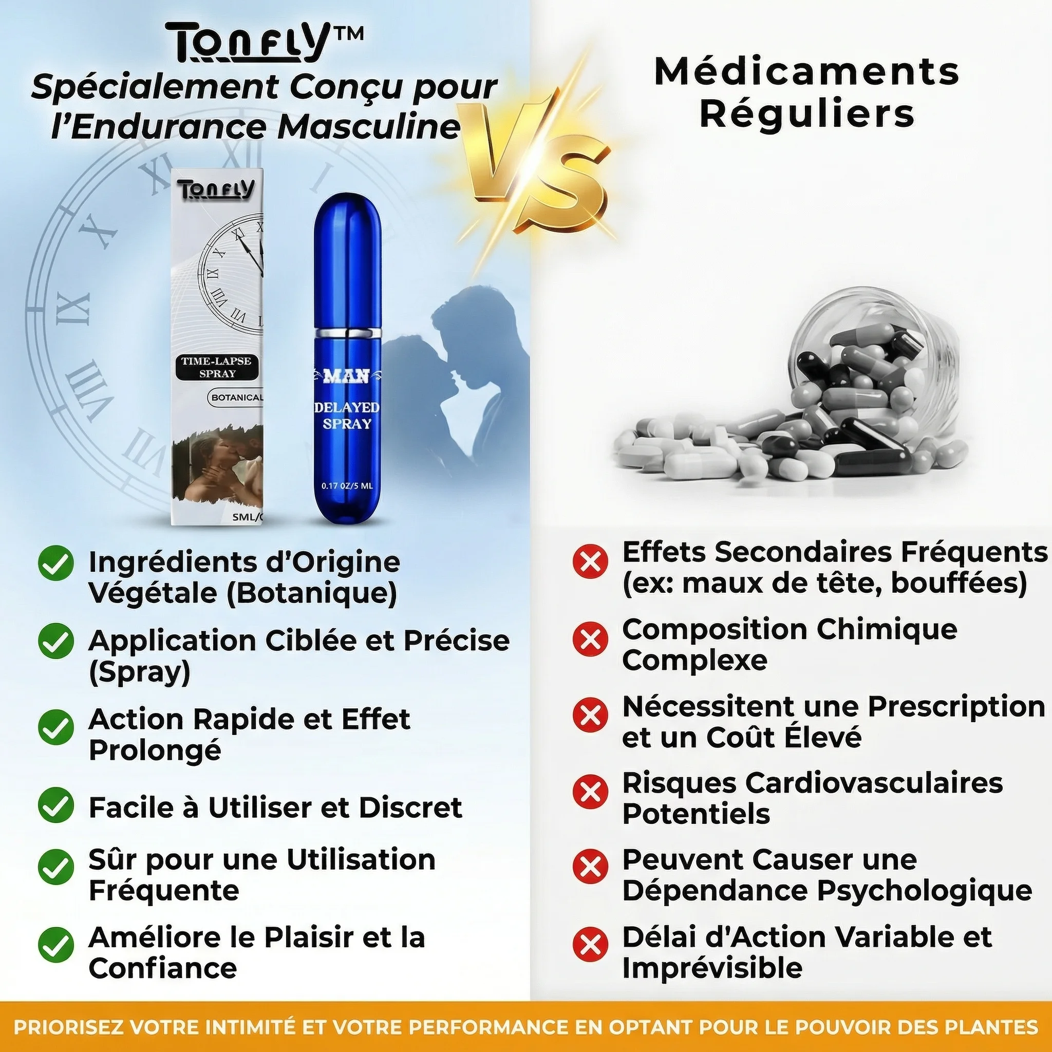 REPRENDS LE CONTRÔLE DÈS CE SOIR AVEC LE SPRAY MAN'S