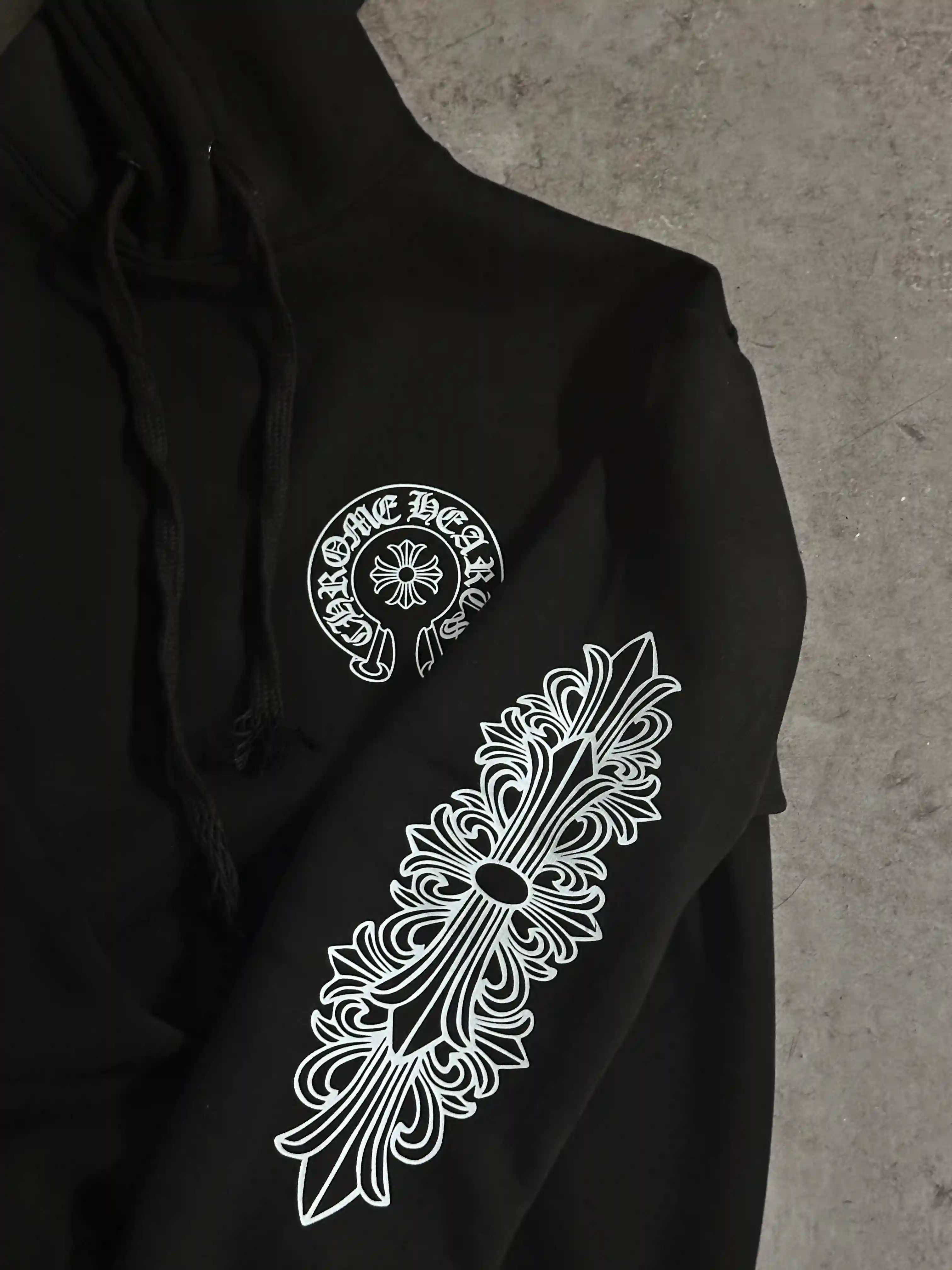 Chrome Hearts Hoodie + beanie