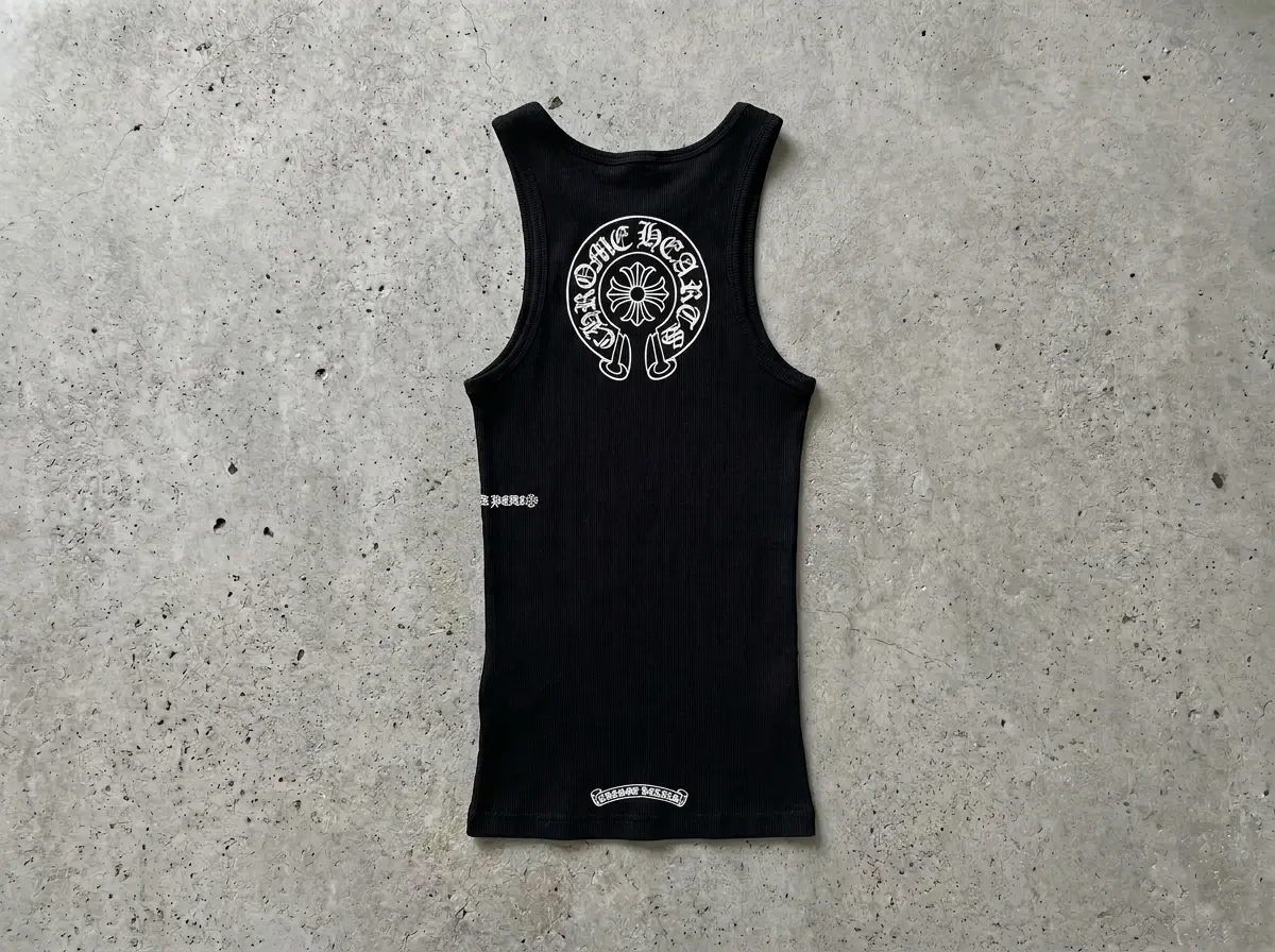 Chrome Hearts Ribbed Tank Top