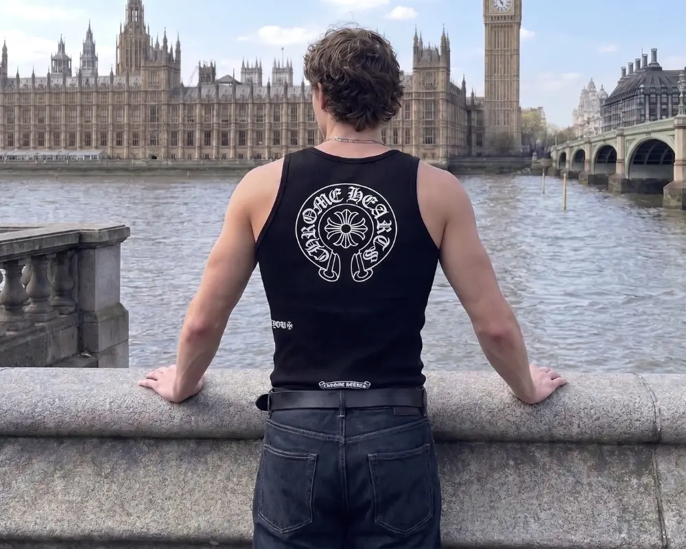 Chrome Hearts Ribbed Tank Top