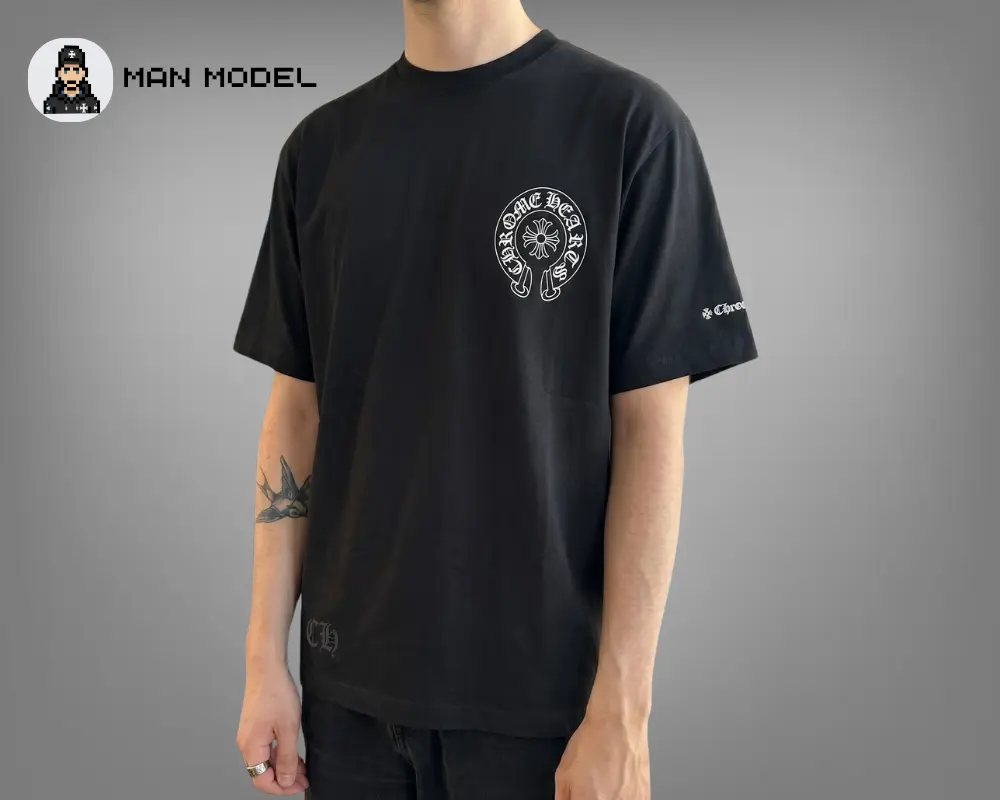 PACK : Chrome Baggy Shorts + T-shirt Noire + Bonnet