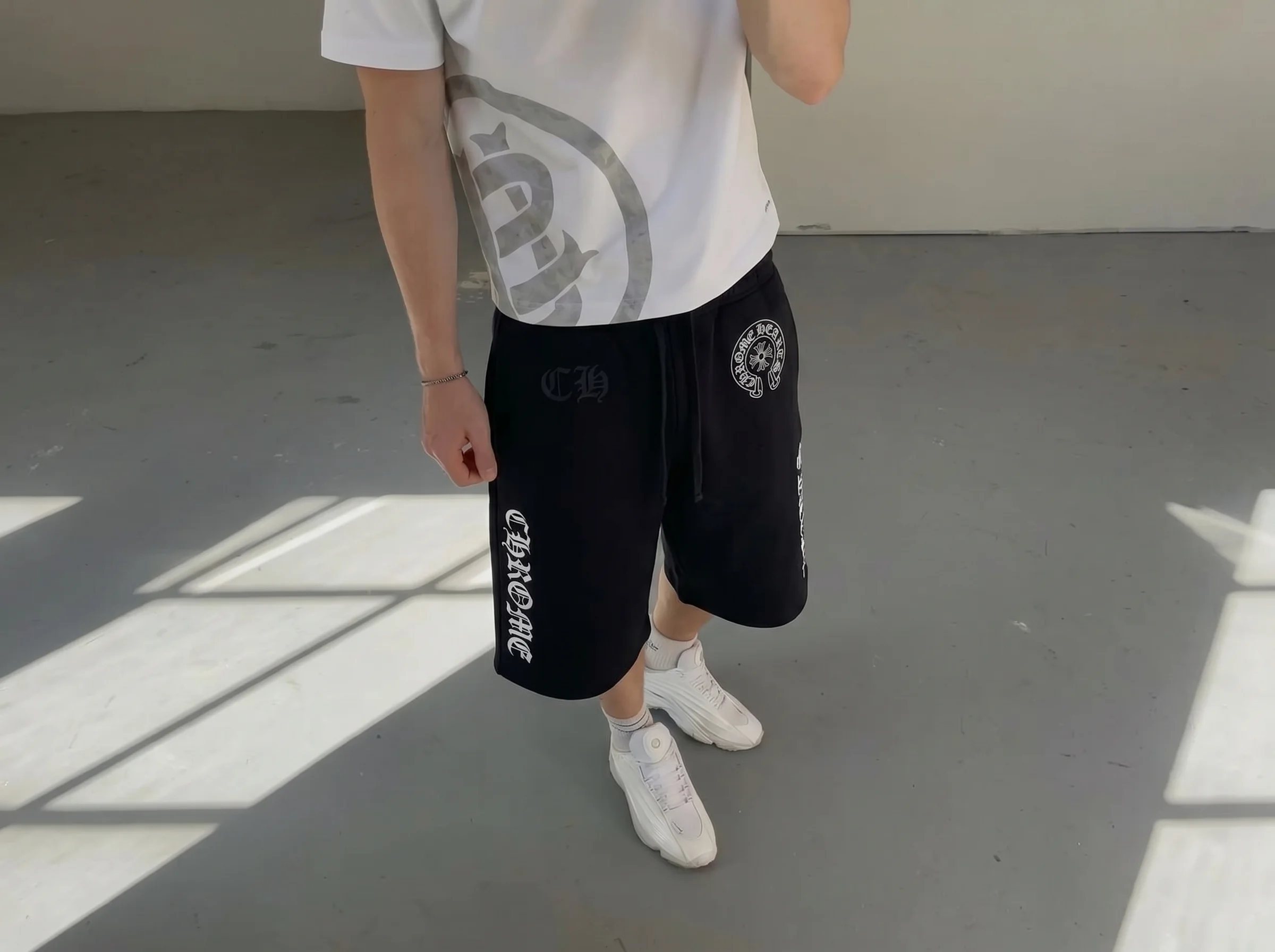 PACK : Chrome Baggy Shorts + T-Shirt Noire