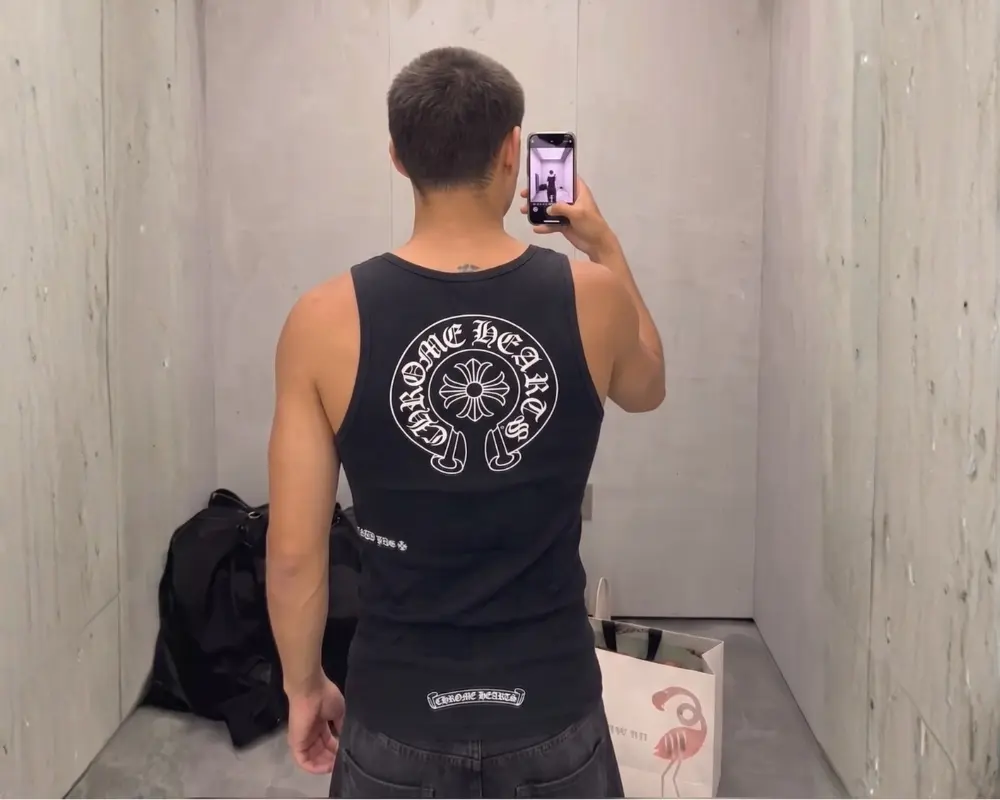Chrome Hearts Ribbed Tank Top