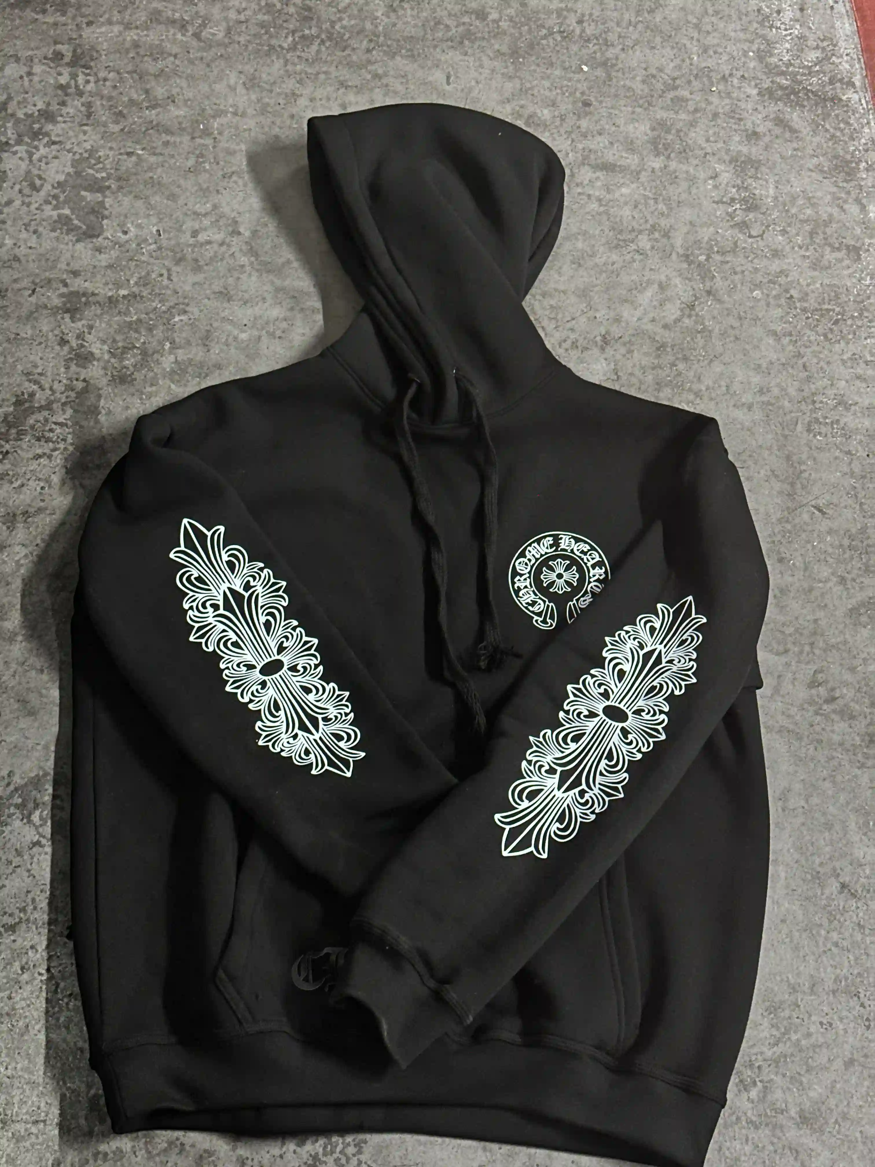Chrome Hearts Hoodie + beanie