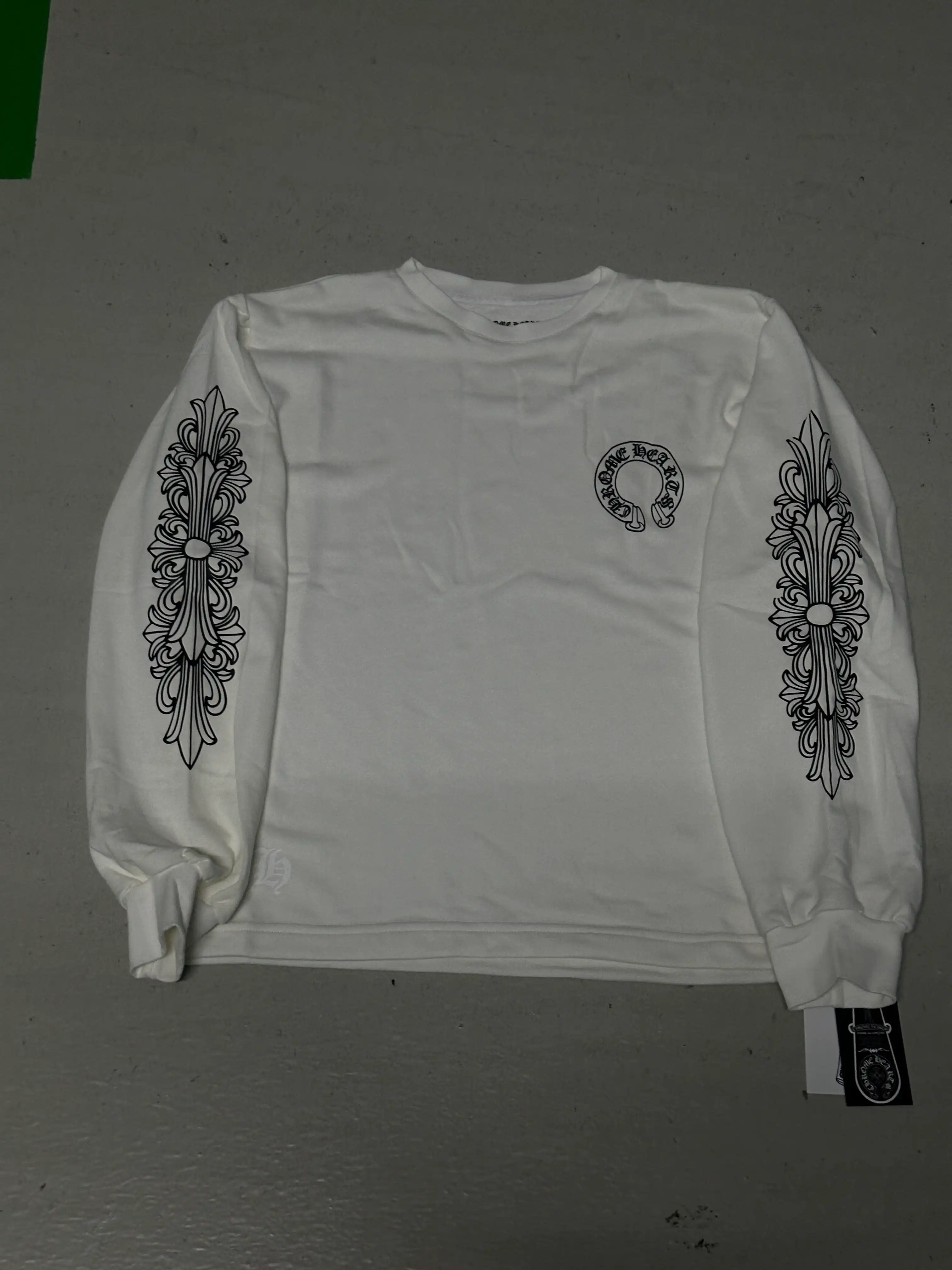 Chrome White Long Sleeve + beanie