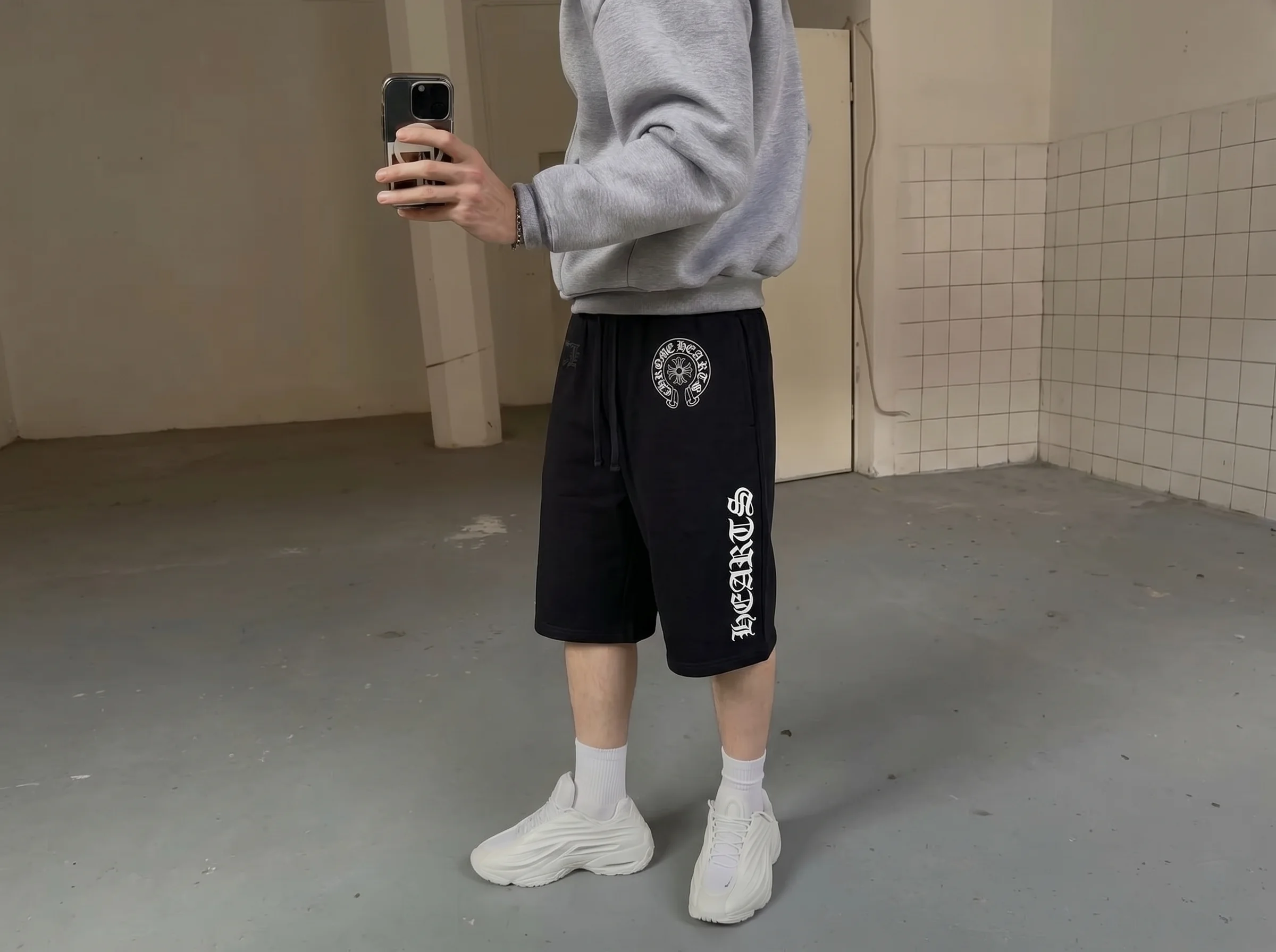 PACK : Chrome Baggy Shorts + T-Shirt Noire
